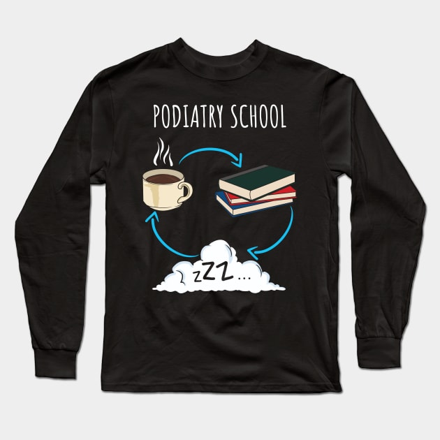 Podiatry School Future Podiatrist Gift Long Sleeve T-Shirt by Dolde08